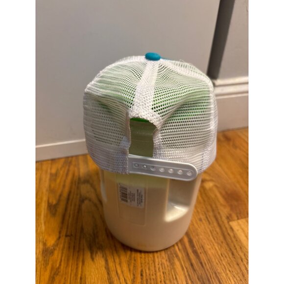 New York Islanders Mesh Snapback Trucker Hat Teal & White Adjustable Cap By BWM - Picture 3 of 6